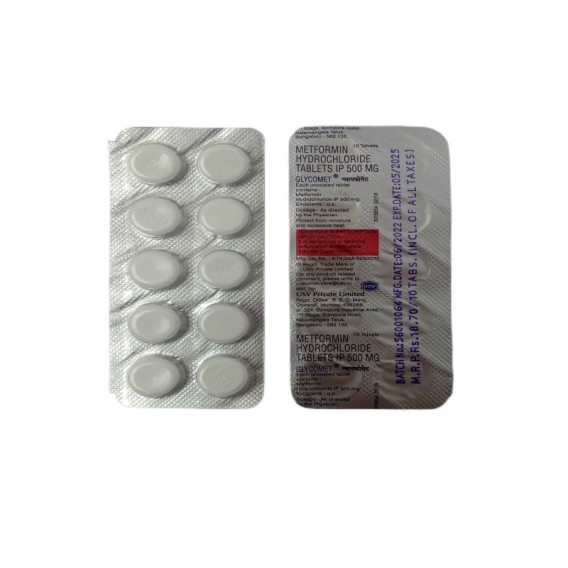Glycomet 500 mg (10) USV Private Ltd.
